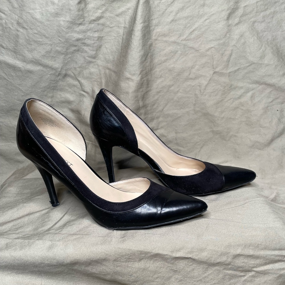 Nine West Black Leather/Suede